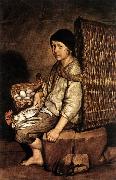 CERUTI, Giacomo Boy with a Basket china oil painting reproduction